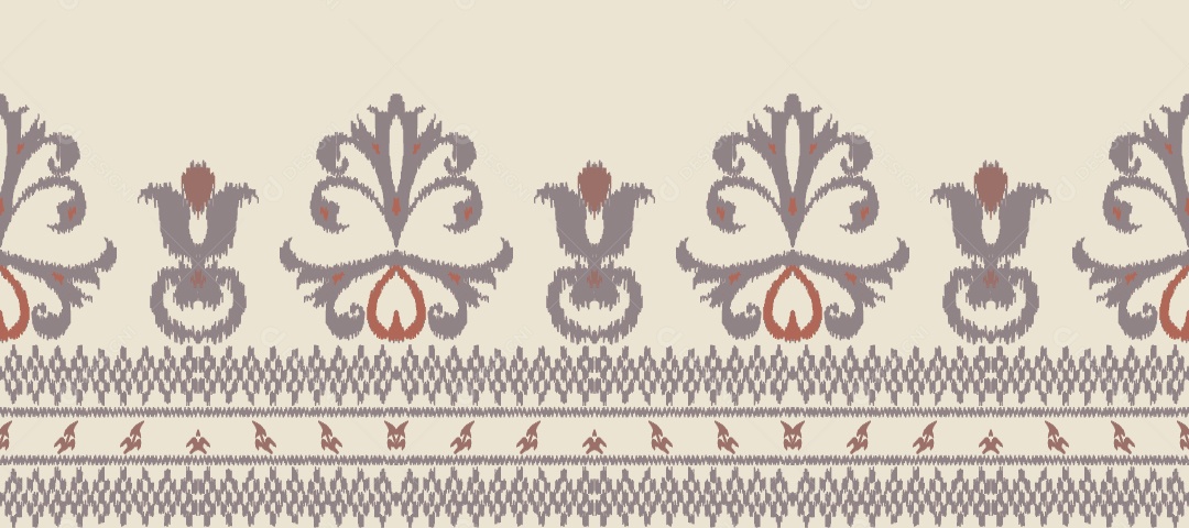 Tapete Tribal Tradicional Estilo Asteca Ilustração Colorida Vetor EPS