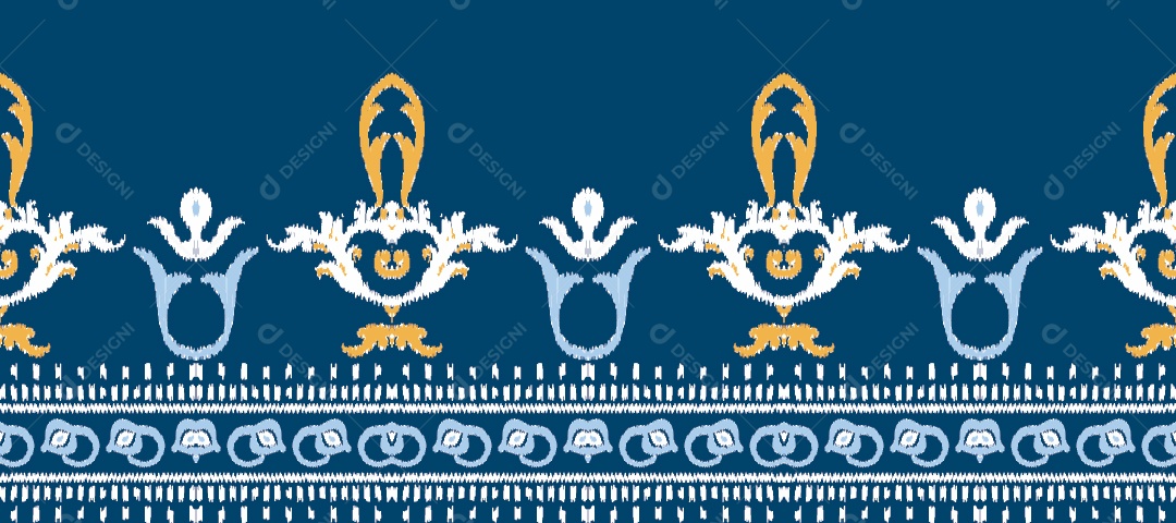 Tapete Tribal Tradicional Estilo Asteca Ilustração Colorida Vetor EPS