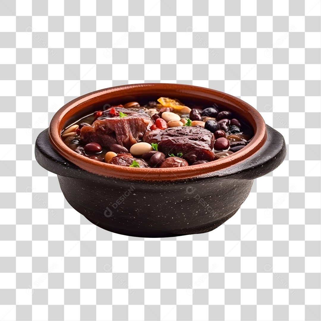 Feijoada Tradicional Brasileira PNG Transparente
