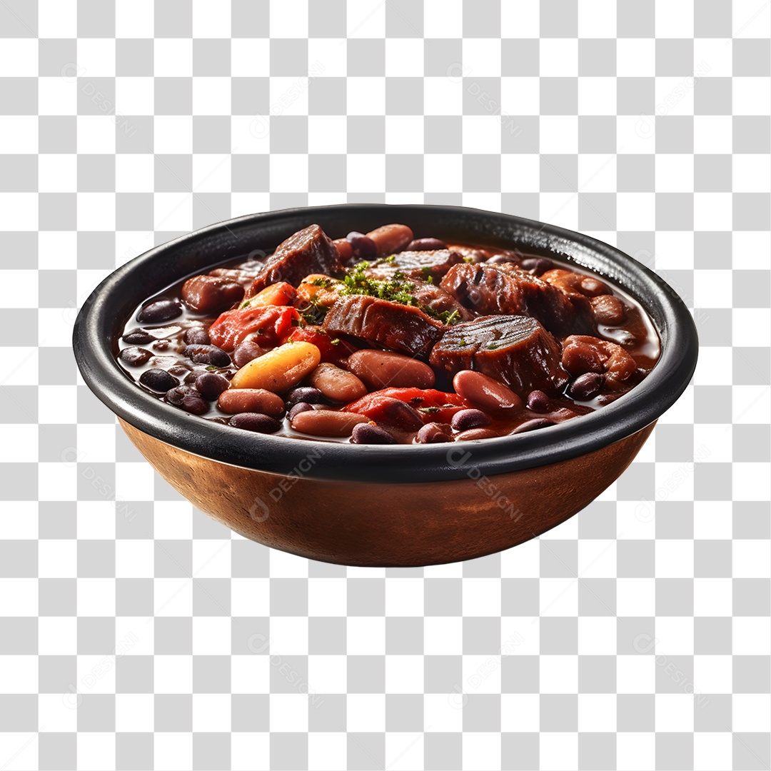 Feijoada Tradicional Brasileira PNG Transparente