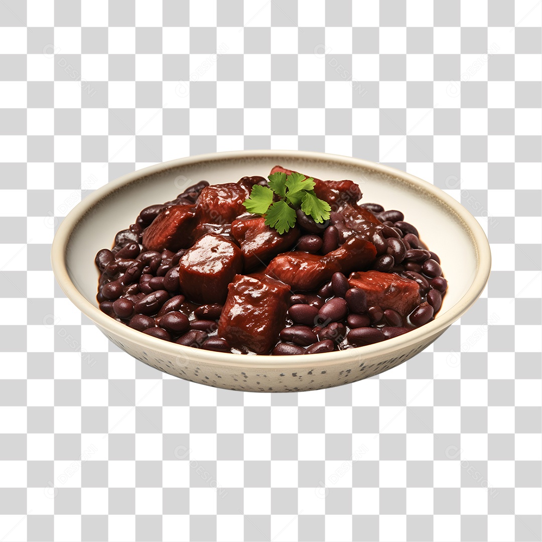 Feijoada Tradicional Brasileira PNG Transparente