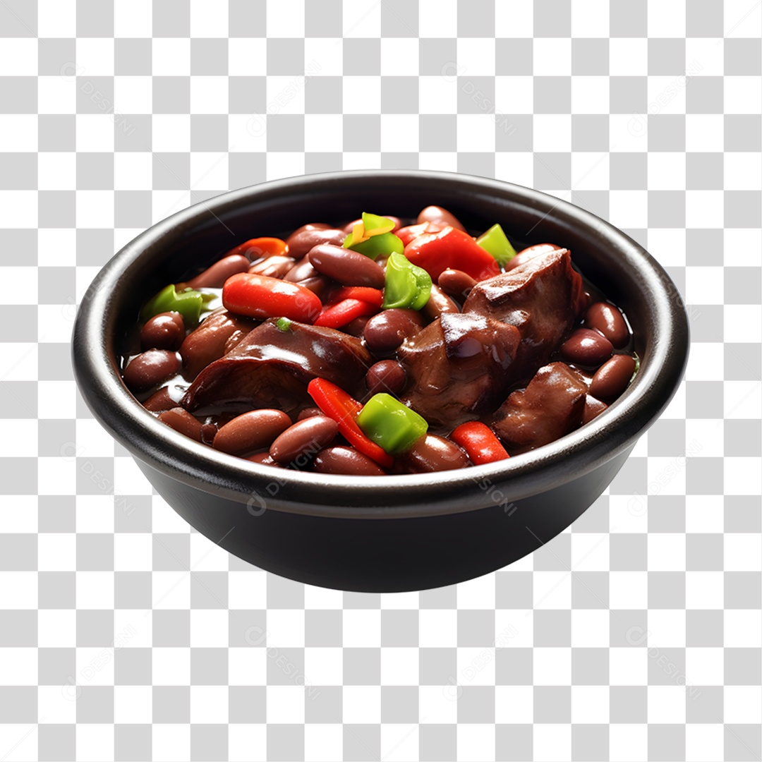 Feijoada Tradicional Brasileira PNG Transparente