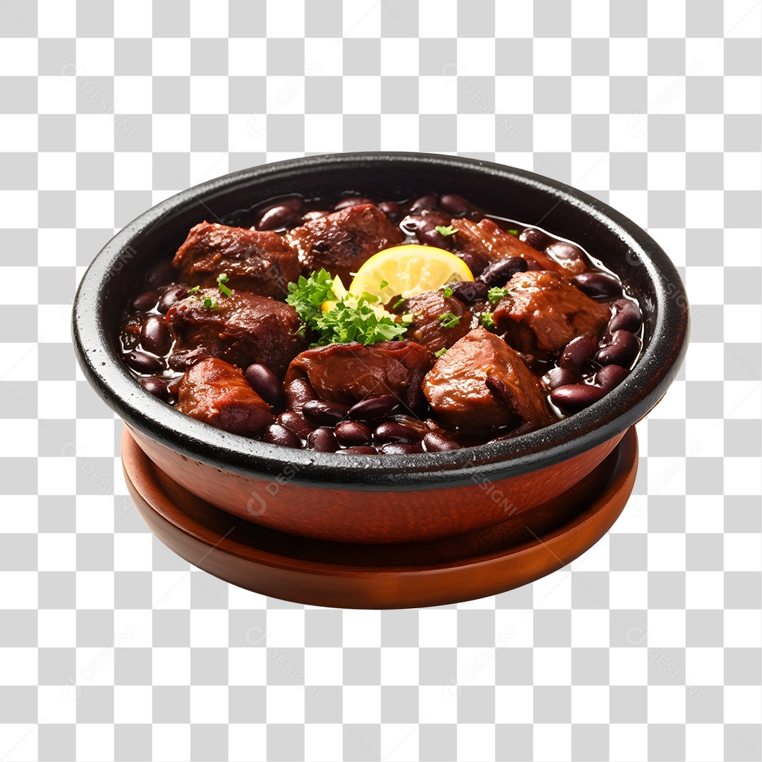 Feijoada Tradicional Brasileira PNG Transparente