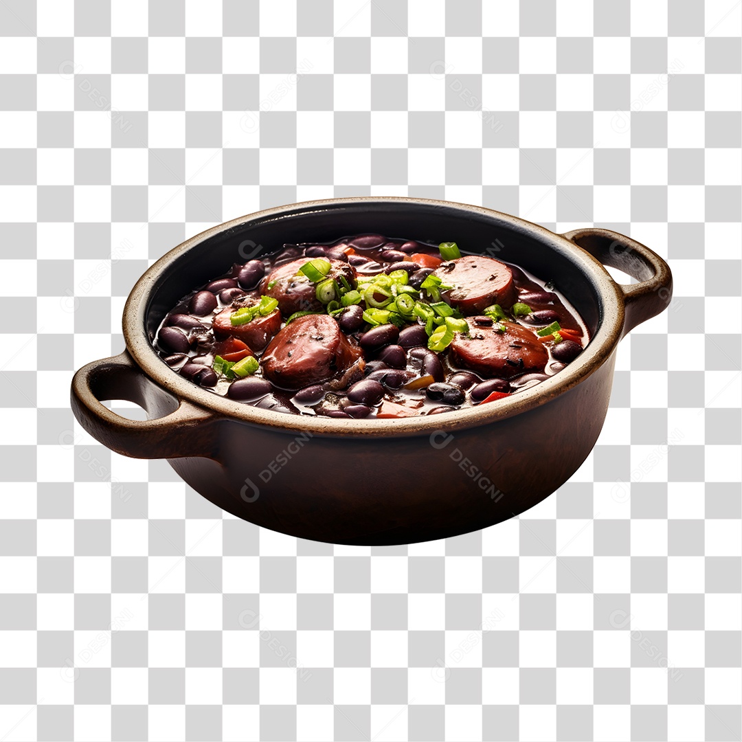 Feijoada Tradicional Brasileira PNG Transparente