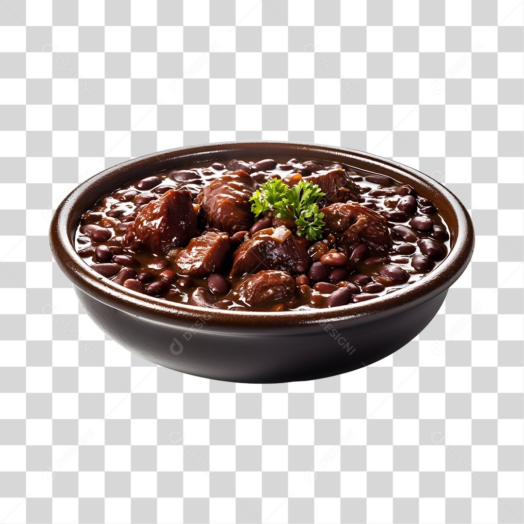 Feijoada Tradicional Brasileira PNG Transparente