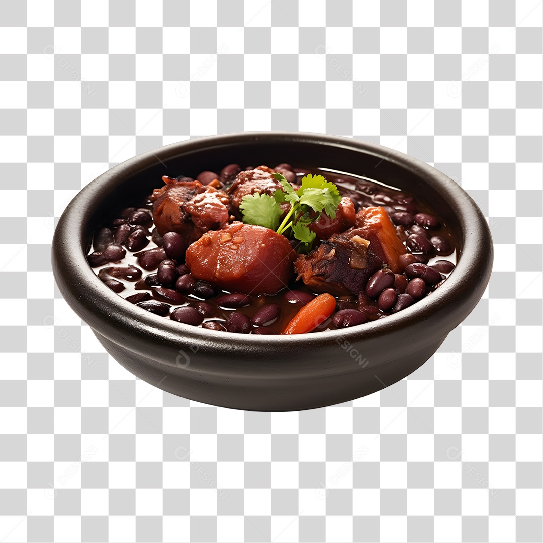 Feijoada Tradicional Brasileira PNG Transparente