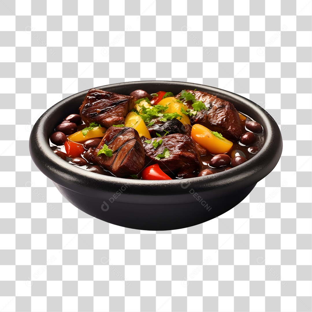 Feijoada Tradicional Brasileira PNG Transparente