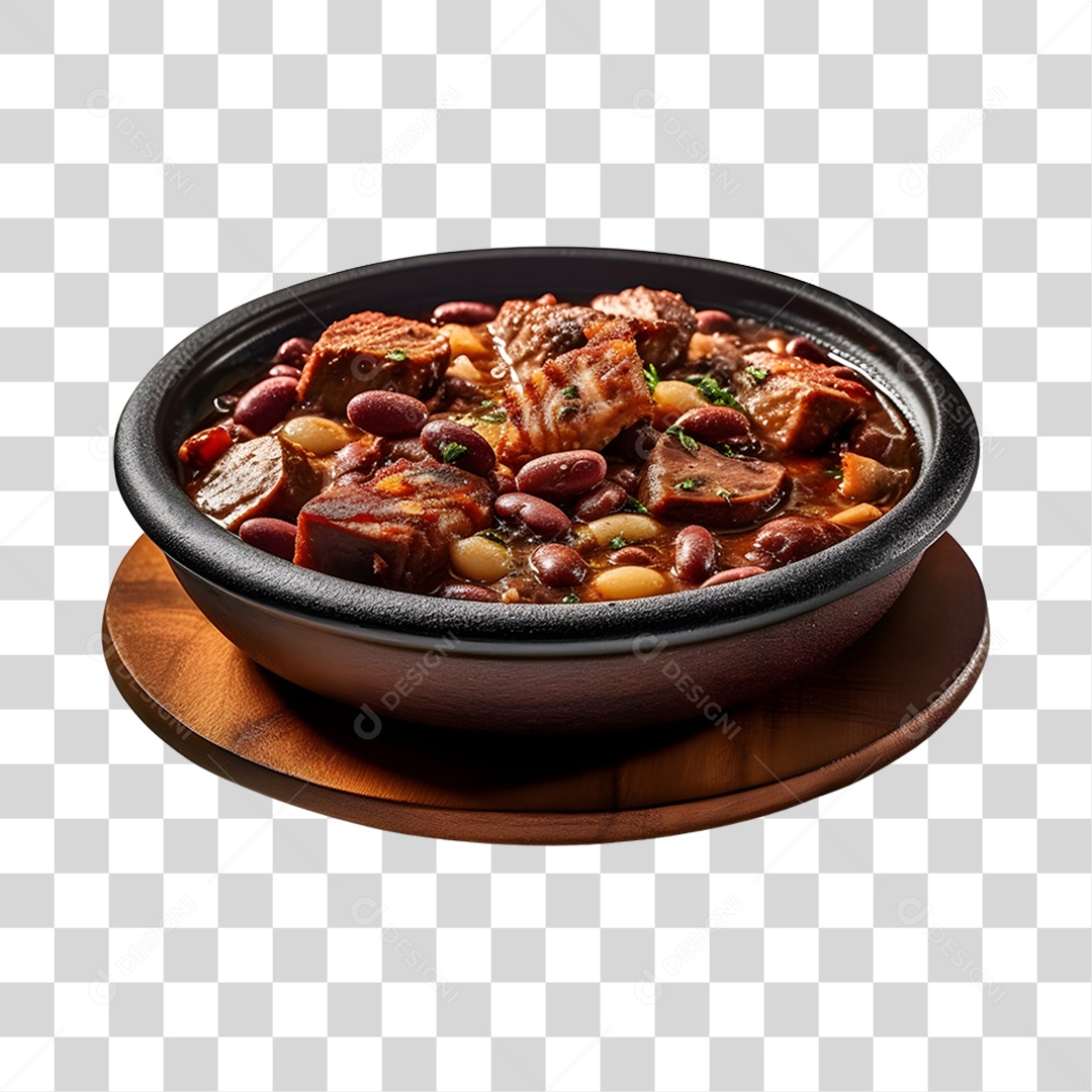 Feijoada Tradicional Brasileira PNG Transparente