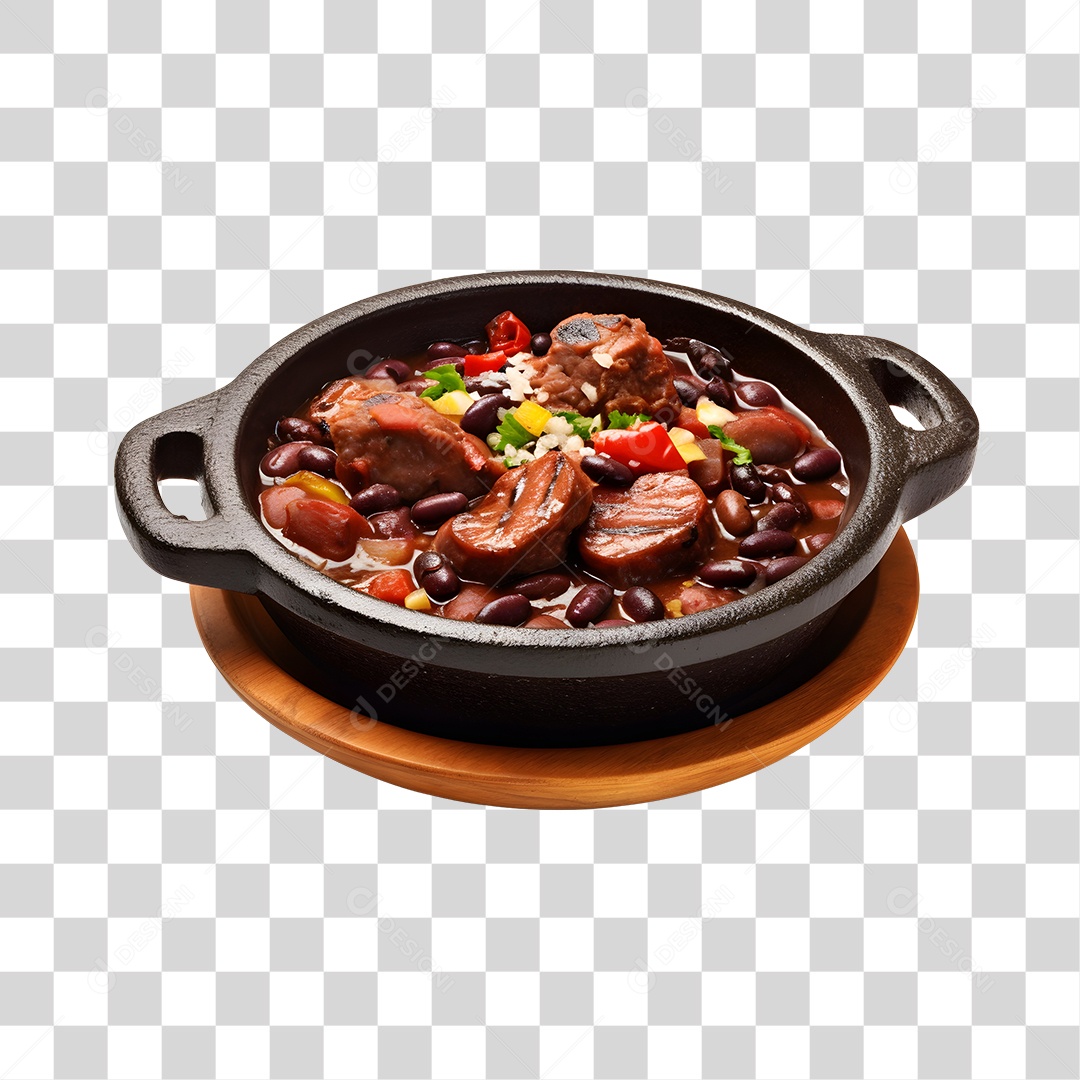 Feijoada Tradicional Brasileira PNG Transparente
