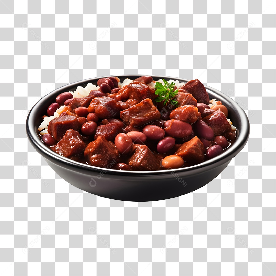 Feijoada Tradicional Brasileira PNG Transparente