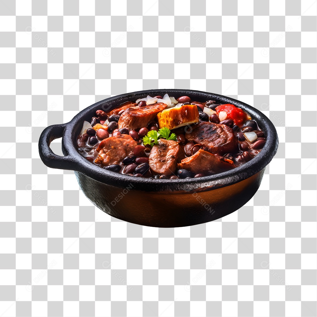 Feijoada Tradicional Brasileira PNG Transparente