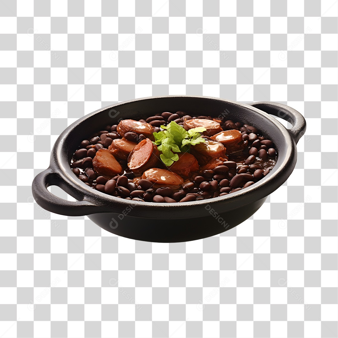 Feijoada Tradicional Brasileira PNG Transparente