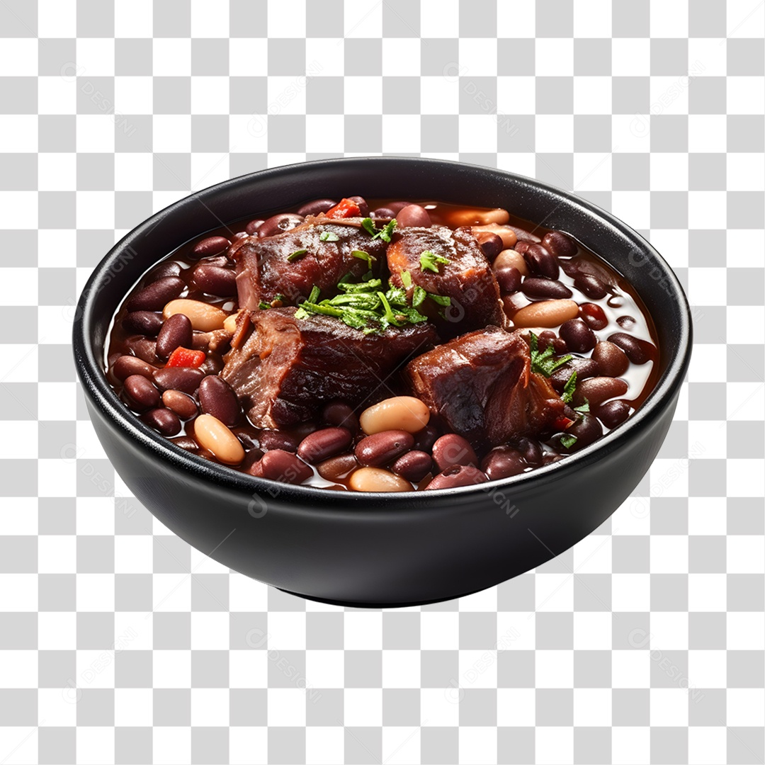 Feijoada Tradicional Brasileira PNG Transparente