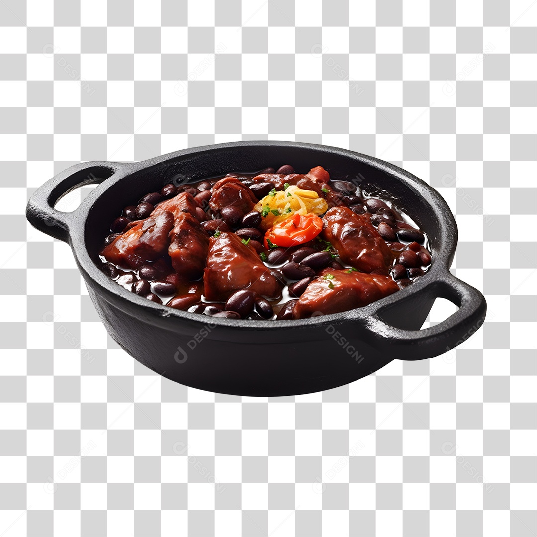 Feijoada Tradicional Brasileira PNG Transparente