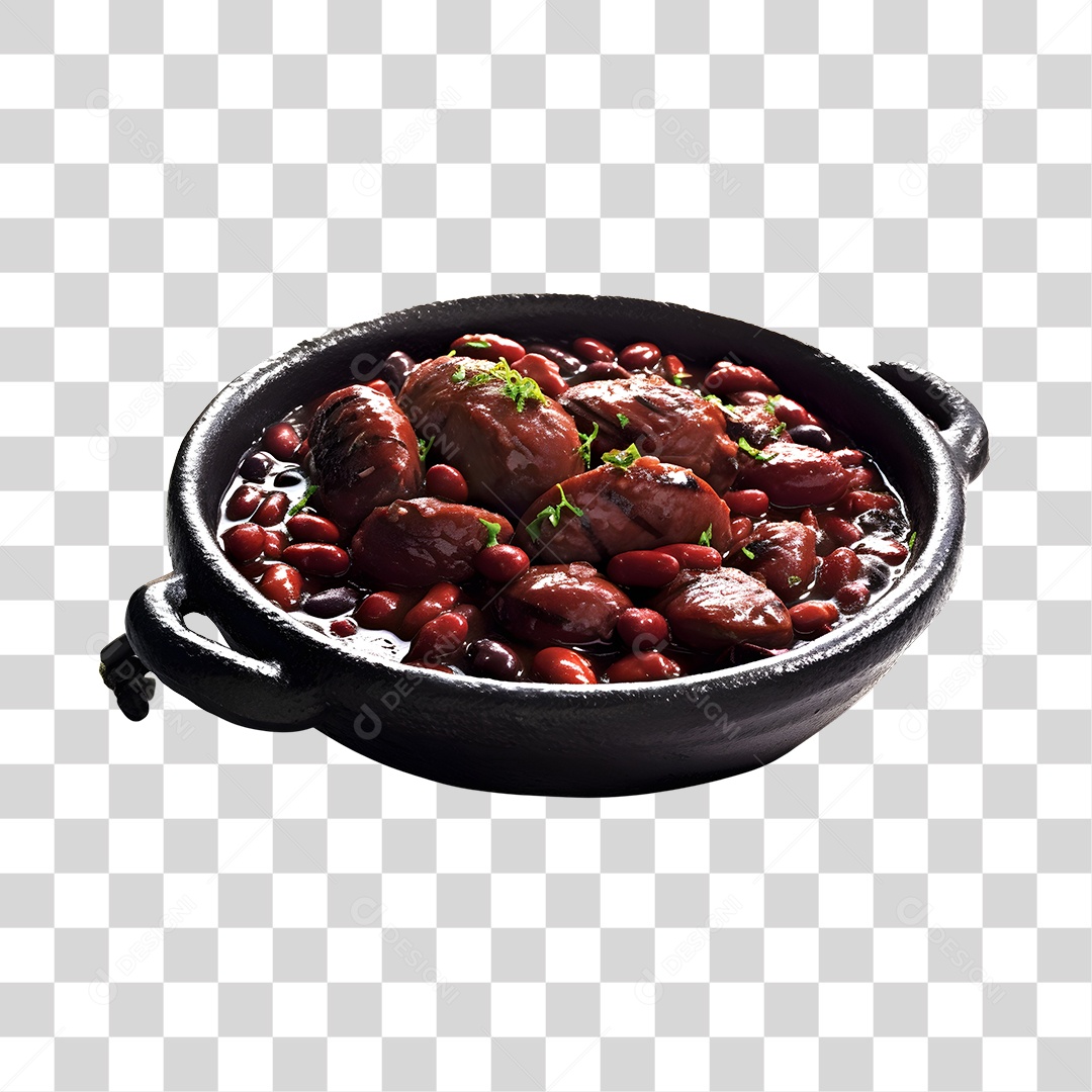 Feijoada Tradicional Brasileira PNG Transparente