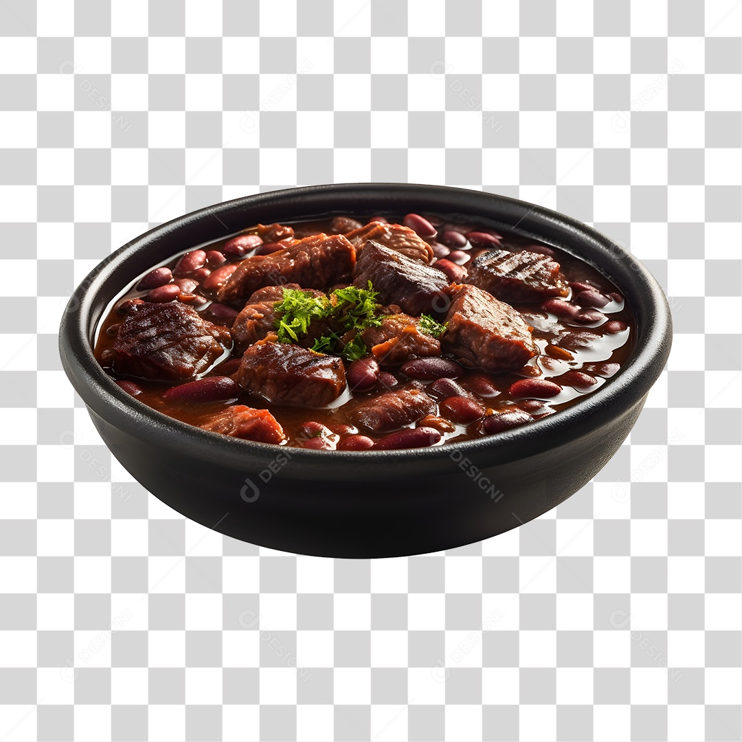 Feijoada Tradicional Brasileira PNG Transparente