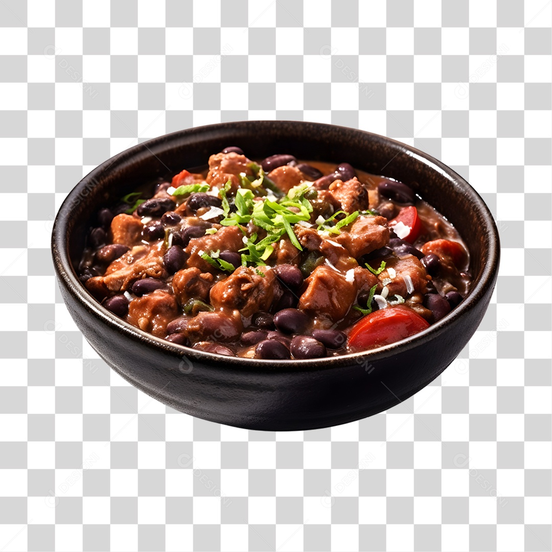 Feijoada Tradicional Brasileira PNG Transparente