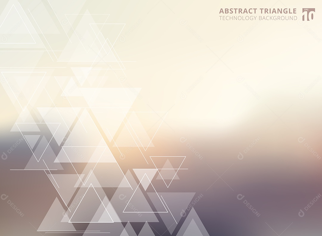 Background Desfocado de Tecnologia Abstrata Vetor EPS