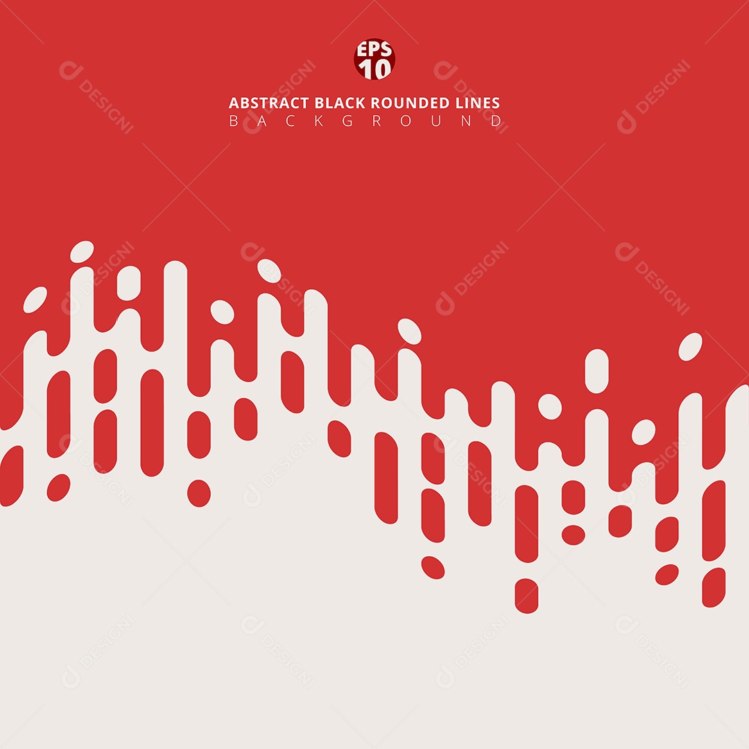 Background Onda Arredondada Abstrata Vetor EPS