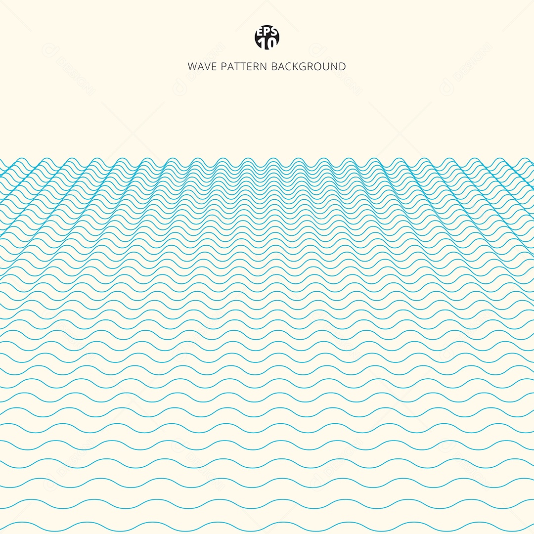 Background Linhas Azuis Abstratas Listras Onduladas Vetor EPS