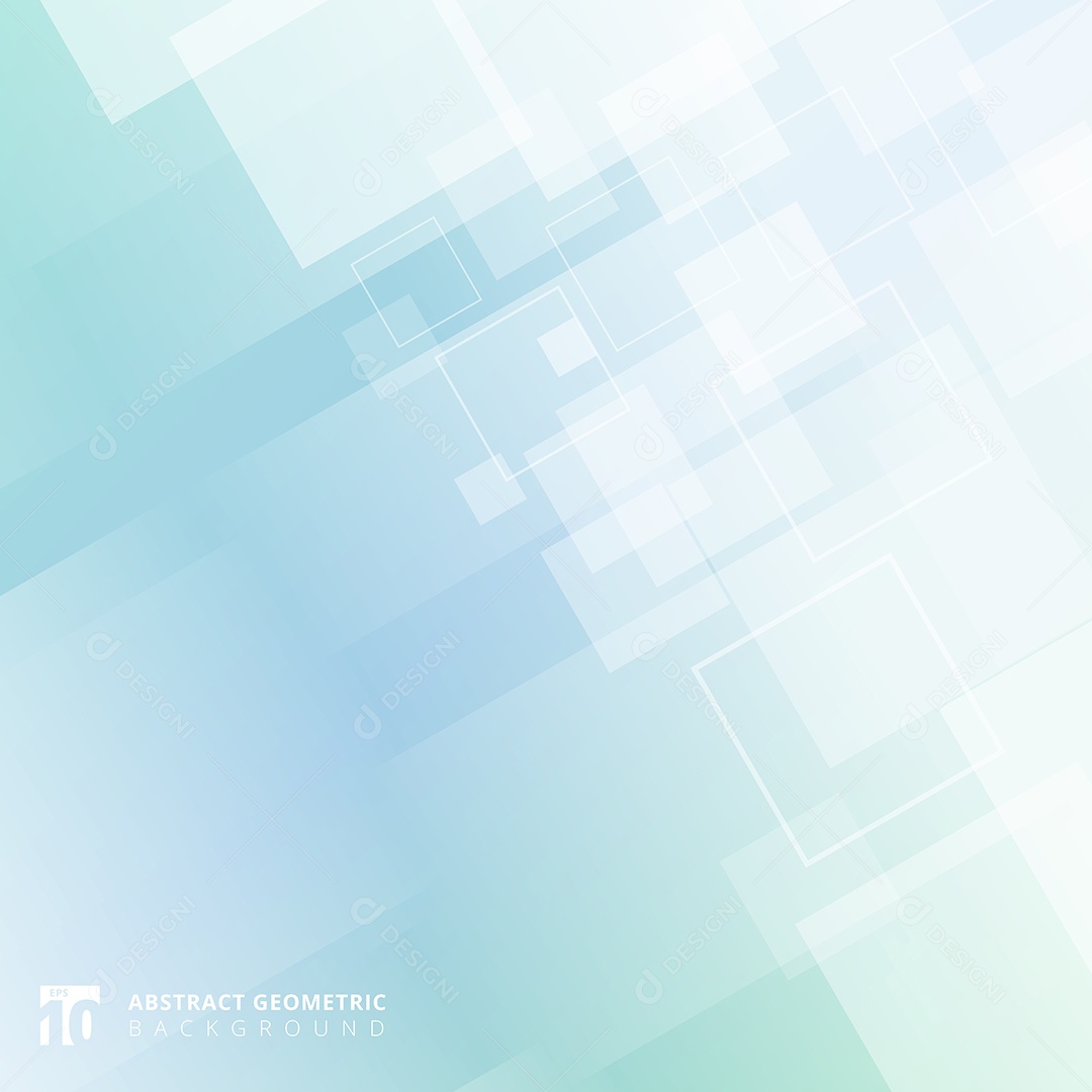 Background de Padrão de Quadrados Geométricos Abstratos  Vetor EPS