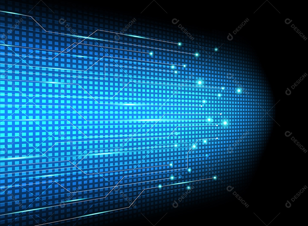 Background de Transferência de Dados Tecnologia Abstrata Vetor EPS