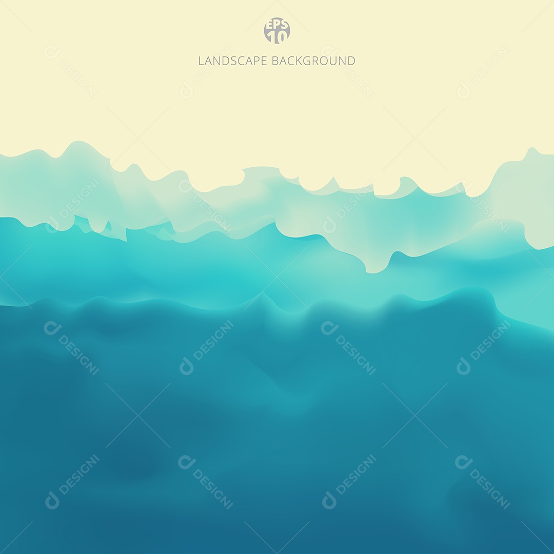 Background Paisagem da Natureza Vetor EPS