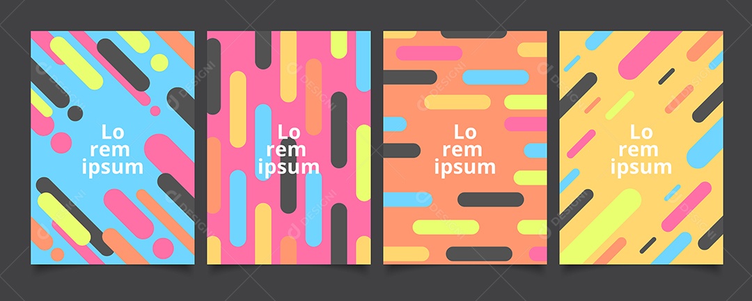 Modelo Capas Abstrato Cobre Com Padrão Geométrico