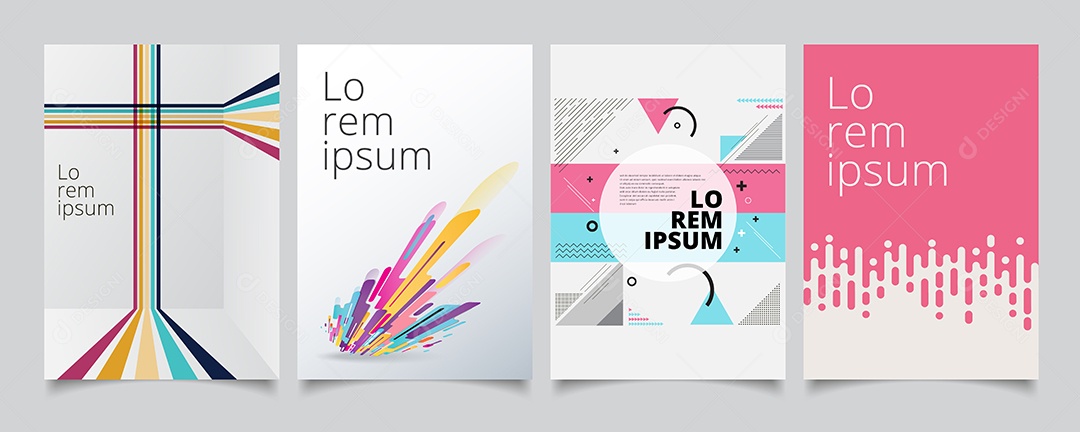 Modelo de Capas Geométricas Vetor EPS