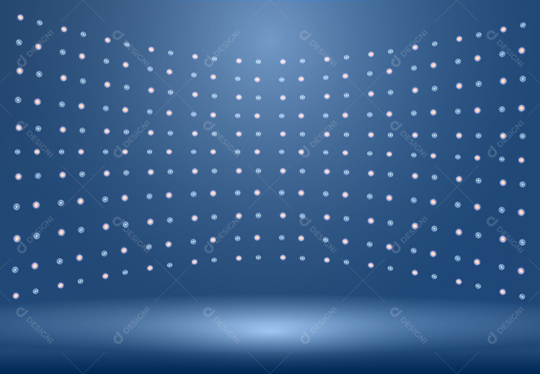 Background Azul Luxuoso Com Holofotes Vetor EPS
