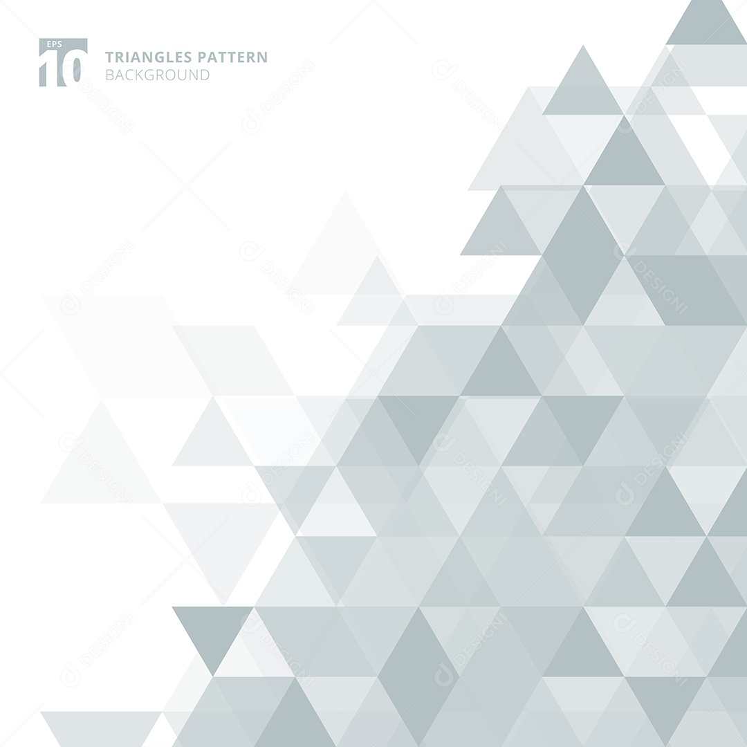 Background Triângulos Cinzentos Abstratos Vetor EPS
