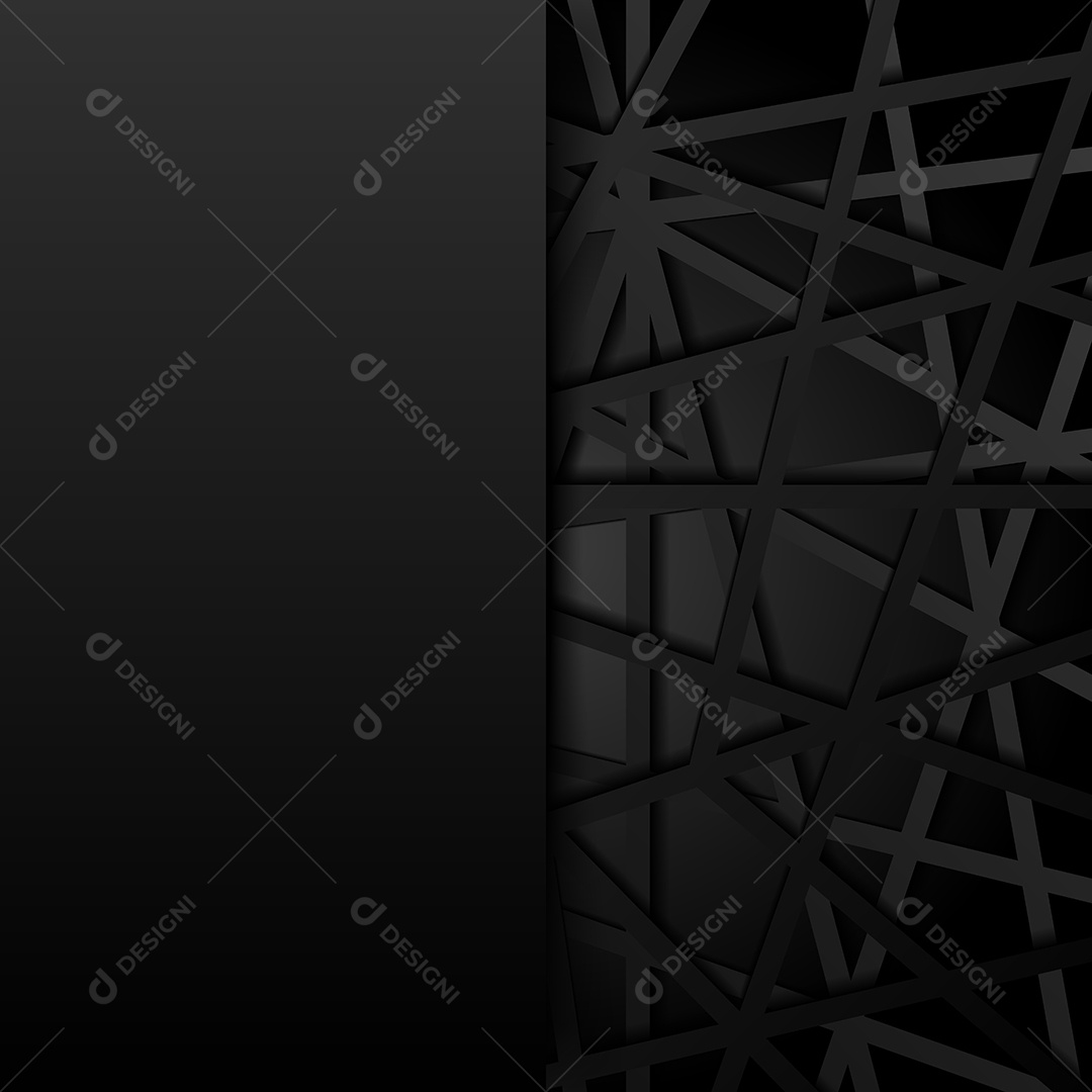 Background Linhas Pretas Abstratas Vetor EPS