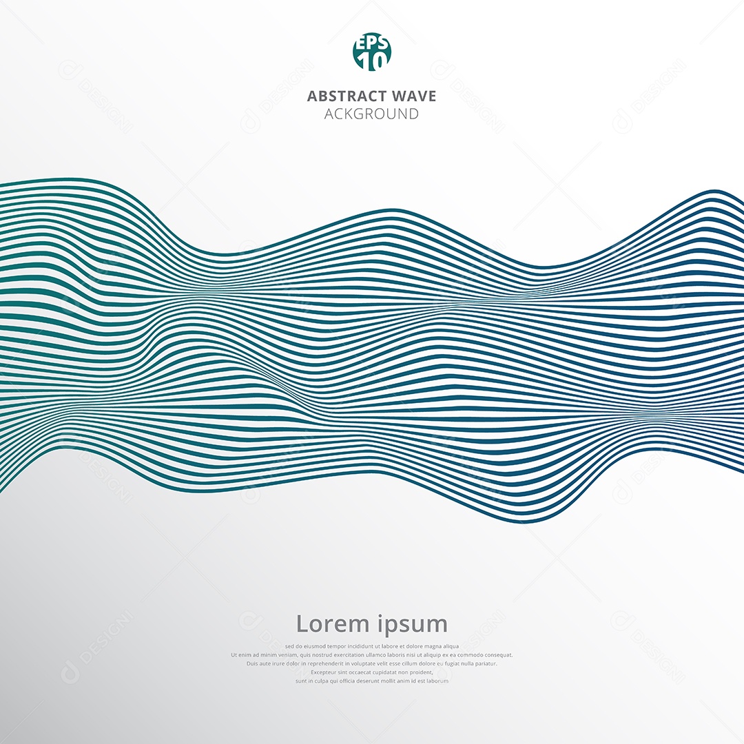 Background Linhas Azuis Abstratas Vetor EPS