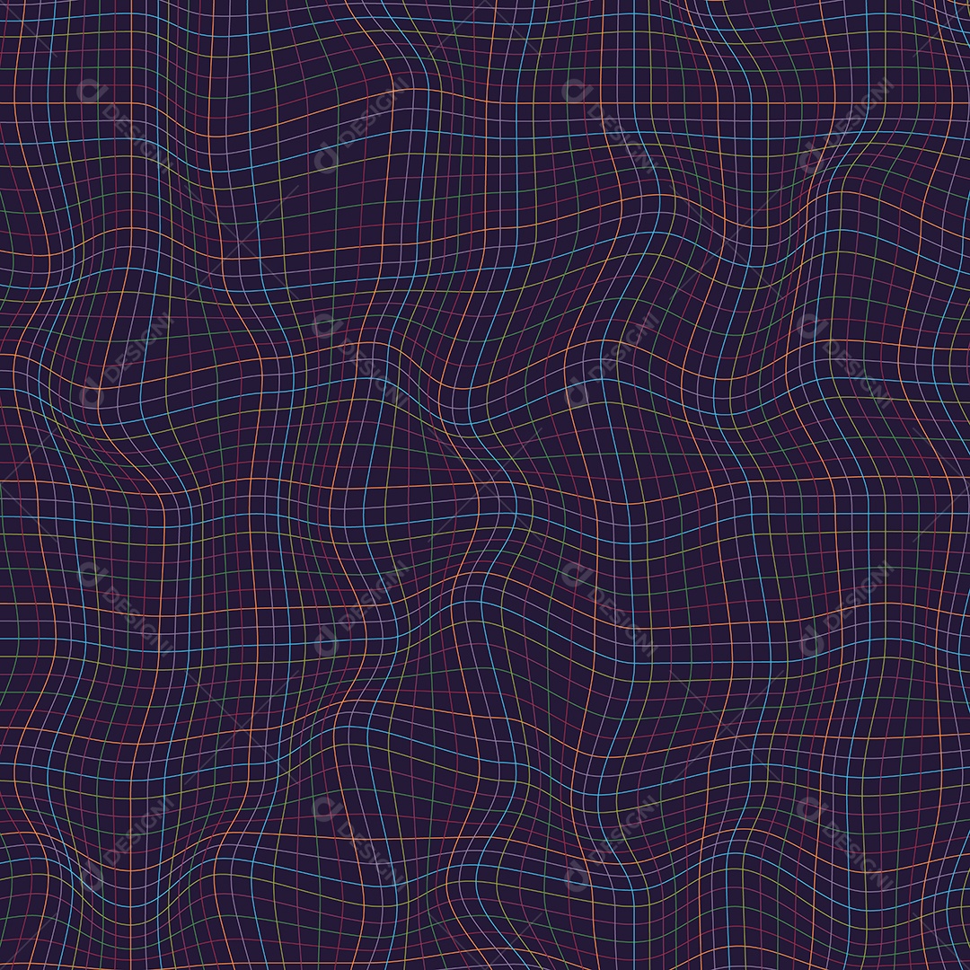 Background Curva de Onda de Padrão de Grade Vetor EPS