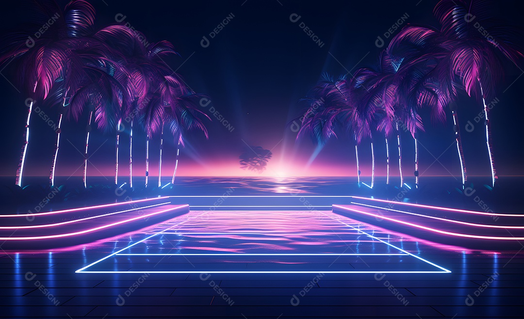 Fundo de Cenário Sunset