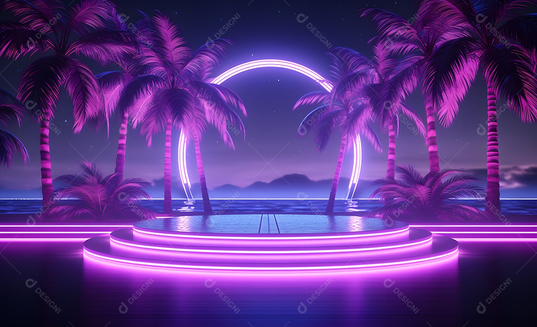 Fundo de Cenário Sunset