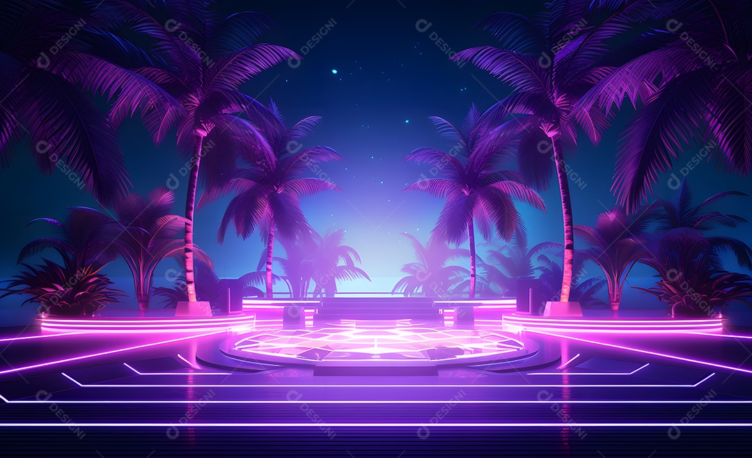 Fundo de Cenário Sunset