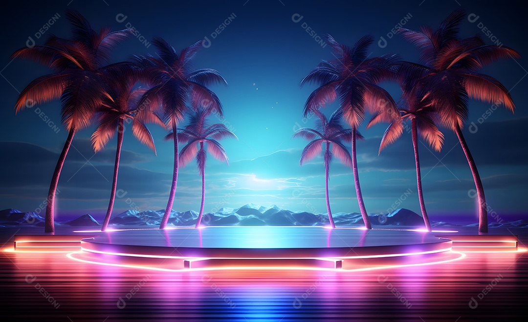 Fundo de Cenário Sunset