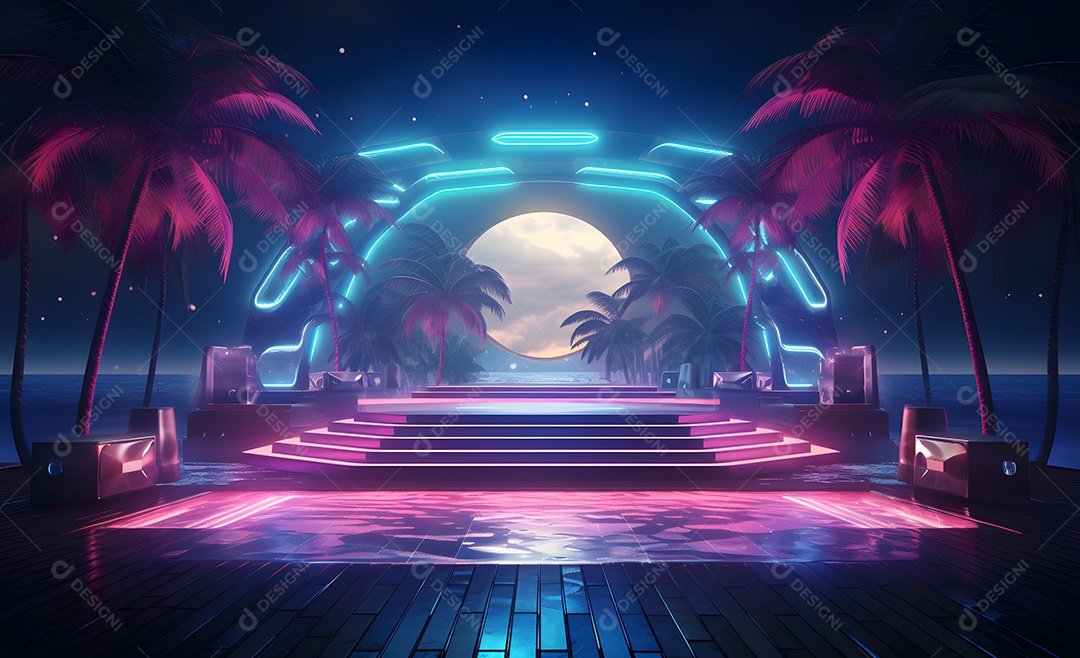 Fundo de Cenário Sunset