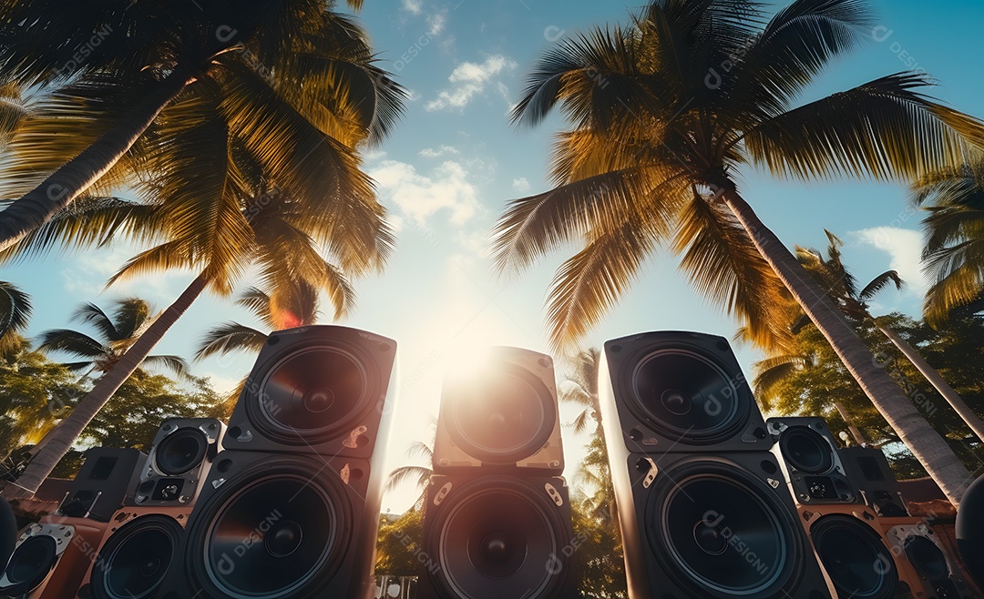 Fundo para Cenário Realista Sunset