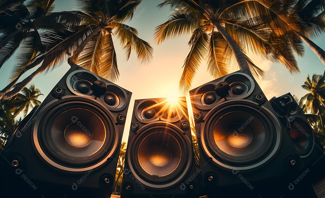 Fundo para Cenário Realista Sunset