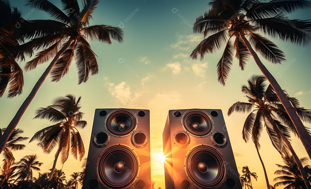 Fundo para Cenário Realista Sunset