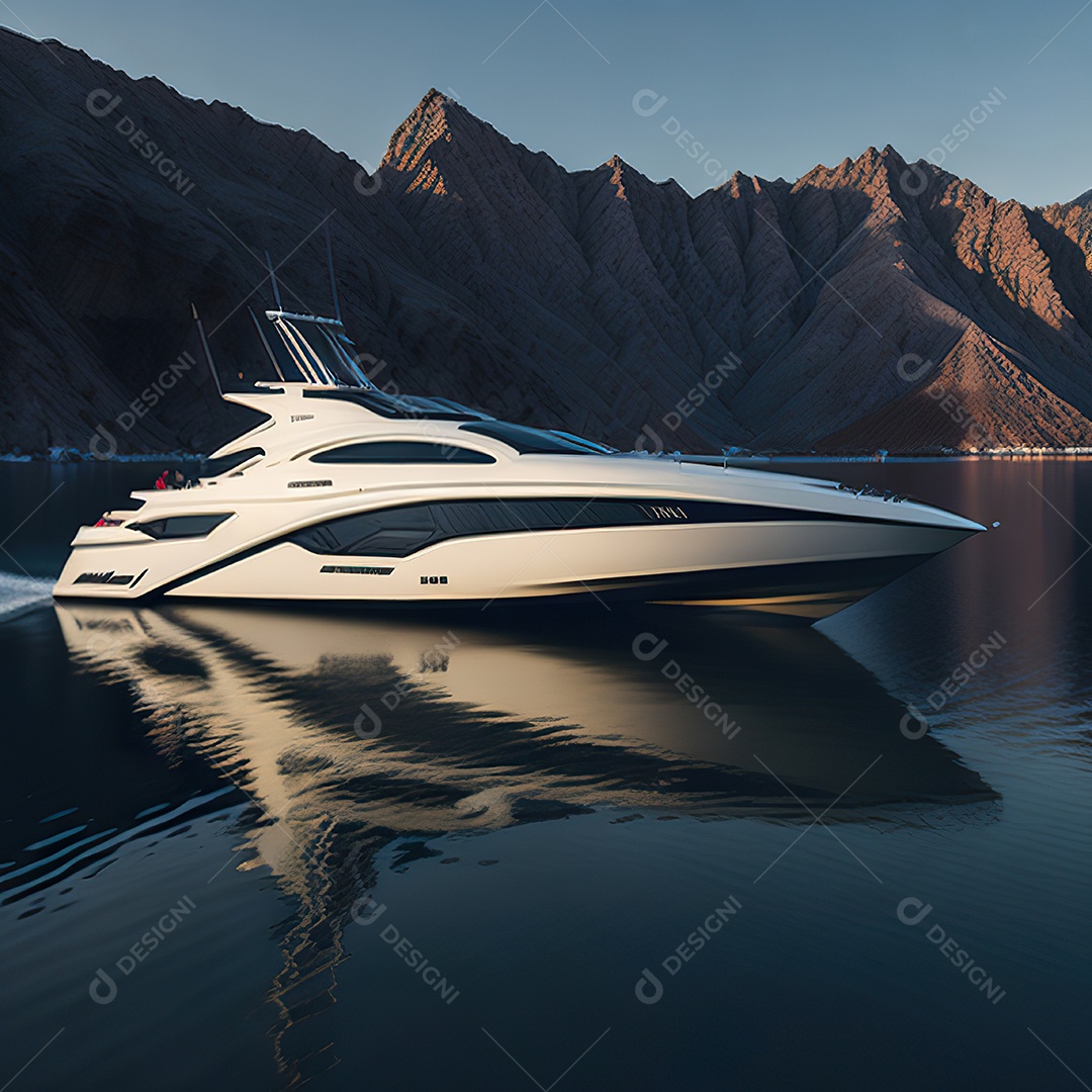 Imagem realista de lancha