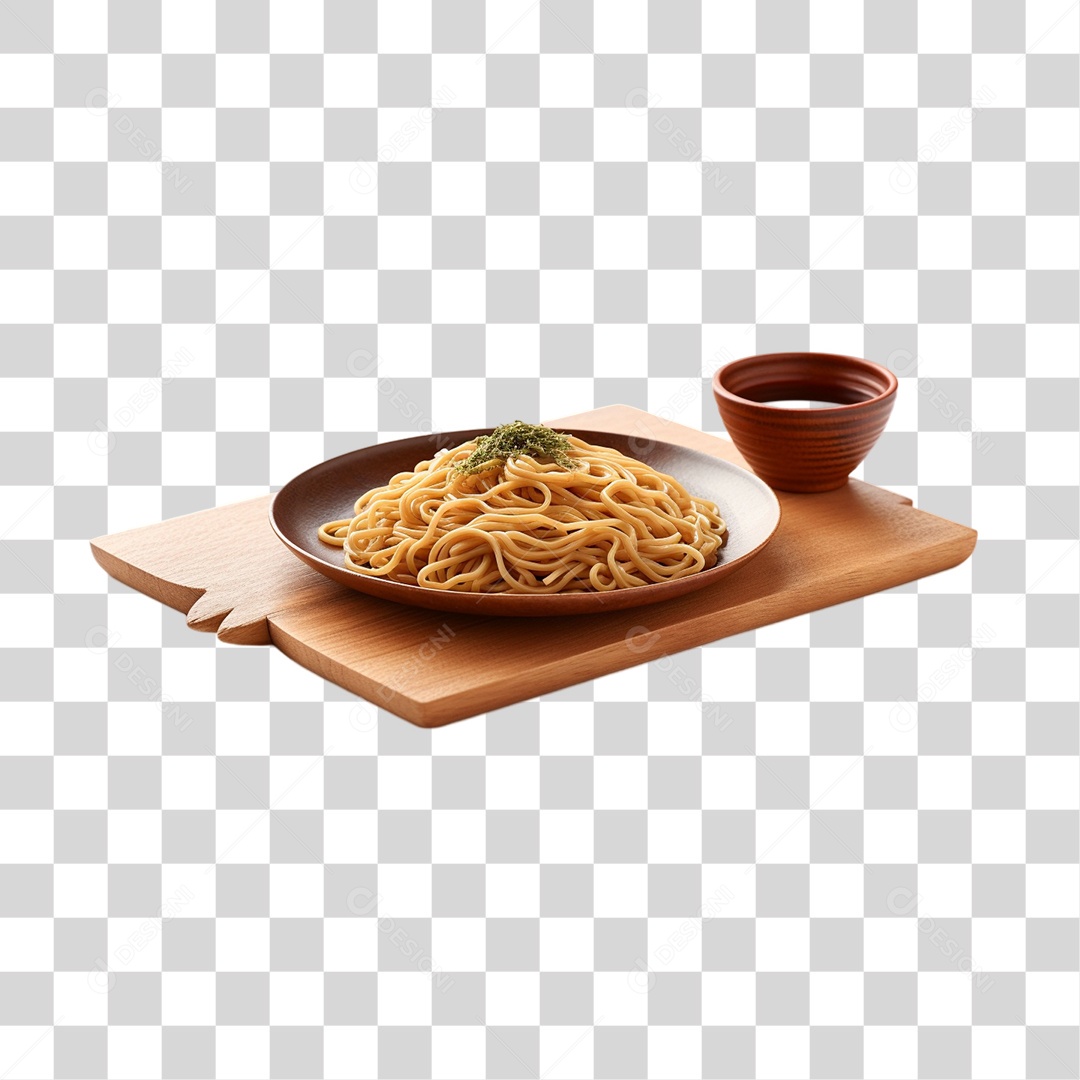 Macarrão Servido PNG Transparente