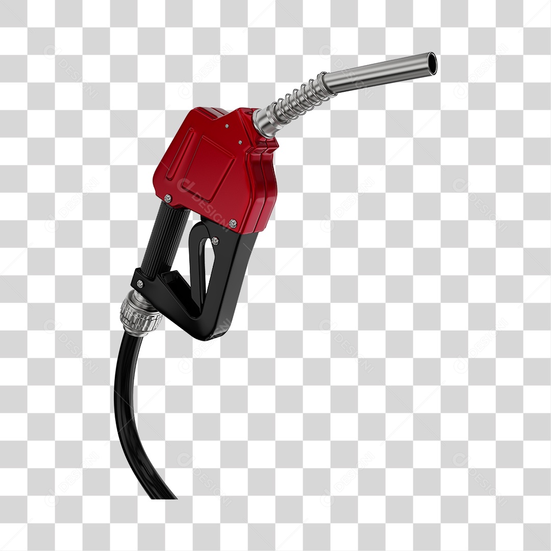 Bico de Abastecimento Automático Cor Vermelho PNG Transparente