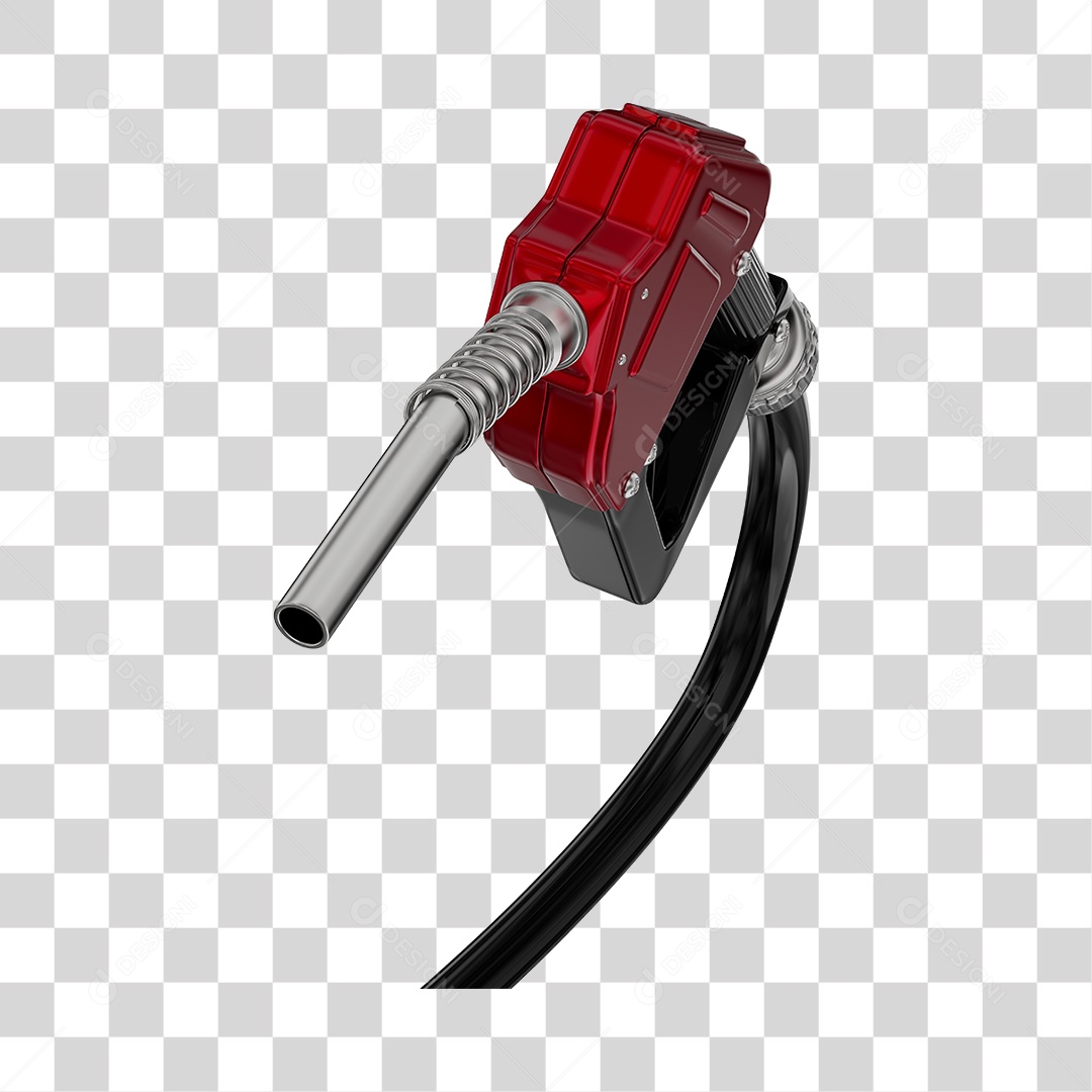 Bico de Abastecimento Automático Cor Vermelho PNG Transparente