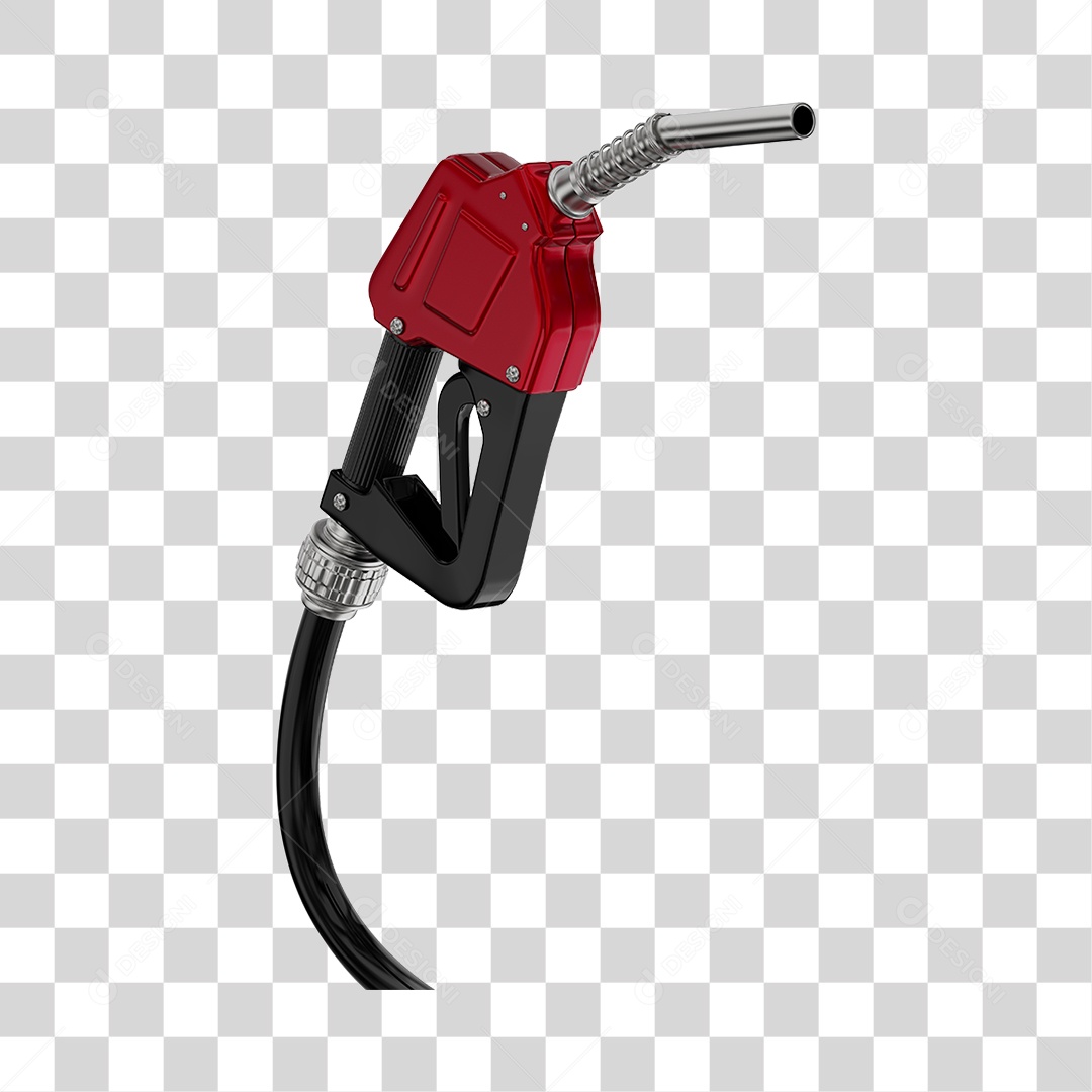 Bico de Abastecimento Automático Cor Vermelho PNG Transparente