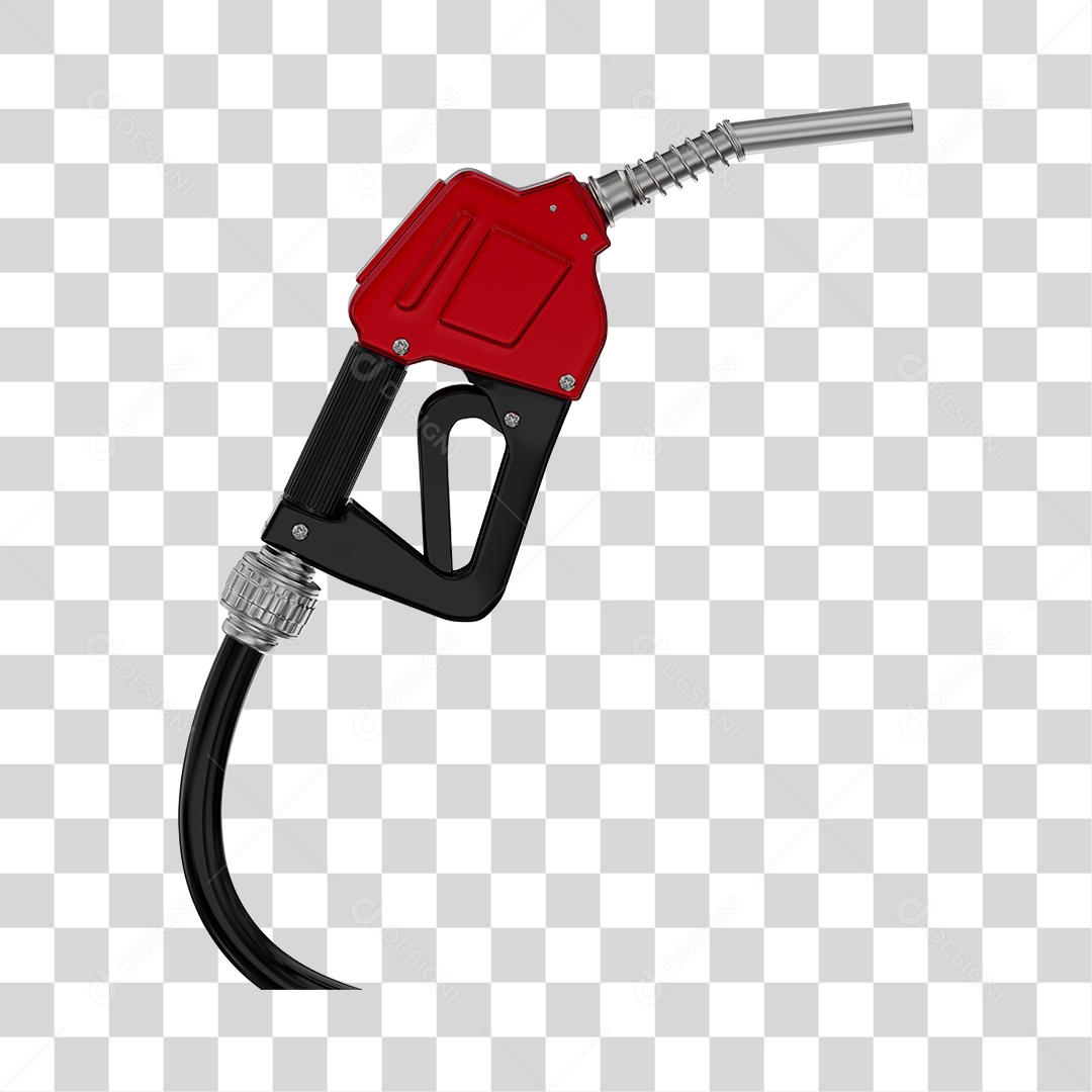 Bico de Abastecimento Automático Cor Vermelho PNG Transparente