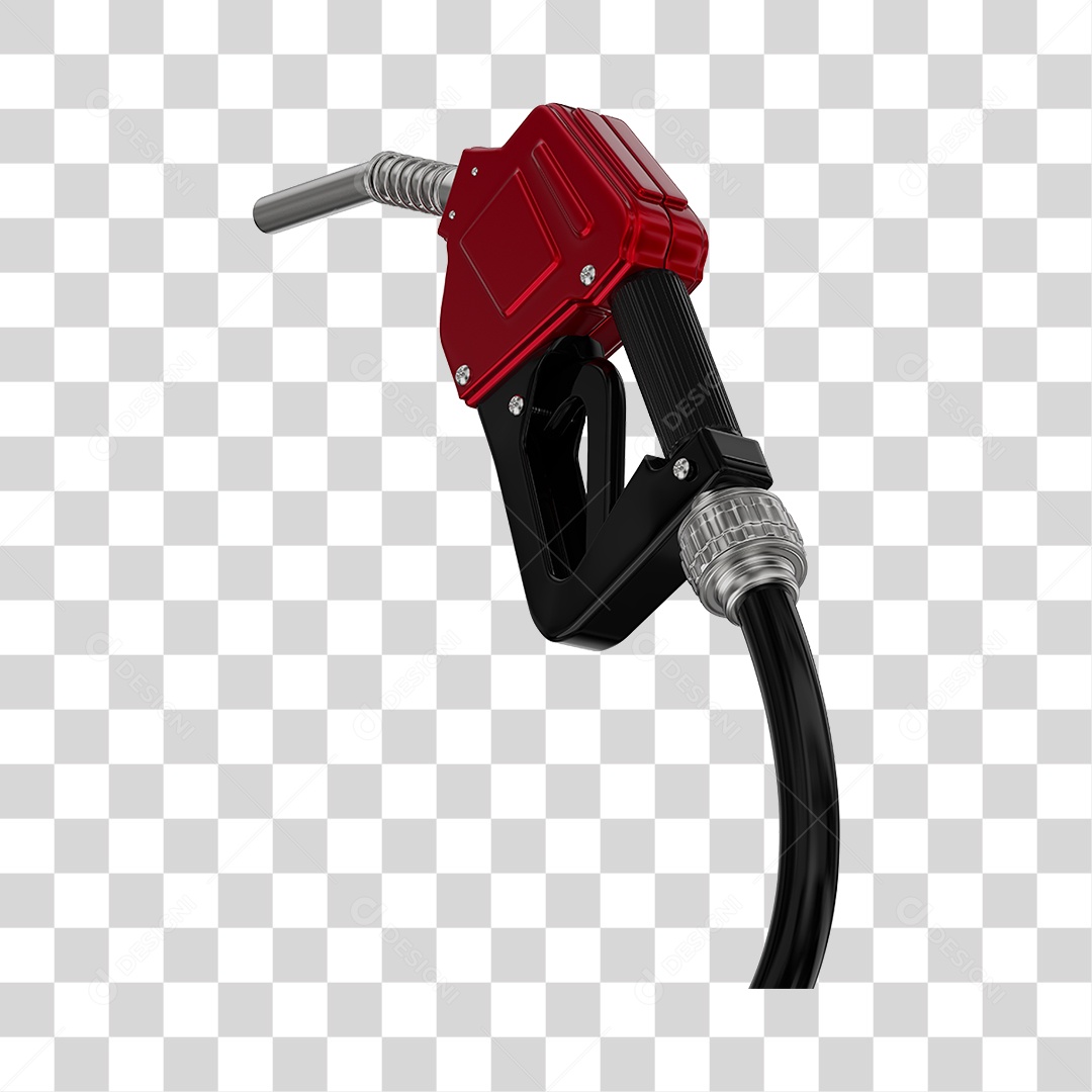 Bico de Abastecimento Automático Cor Vermelho PNG Transparente