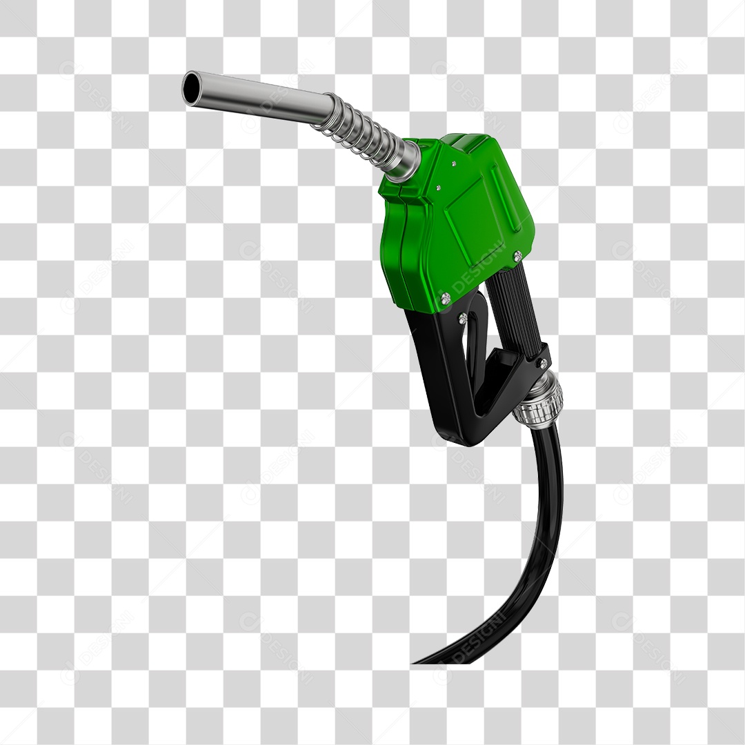 Bico de Abastecimento Automático Cor Verde PNG Transparente